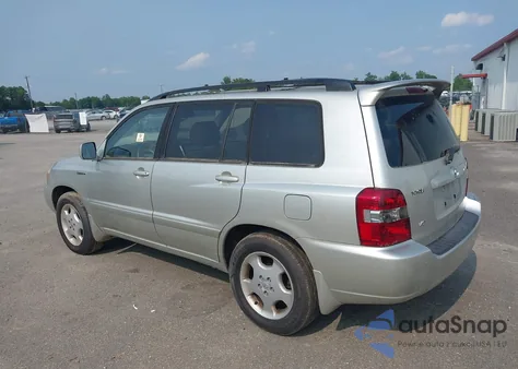 2005 Toyota Highlander Limited V6 z USA, uszkodzony, nr VIN JTEDP21A550085372